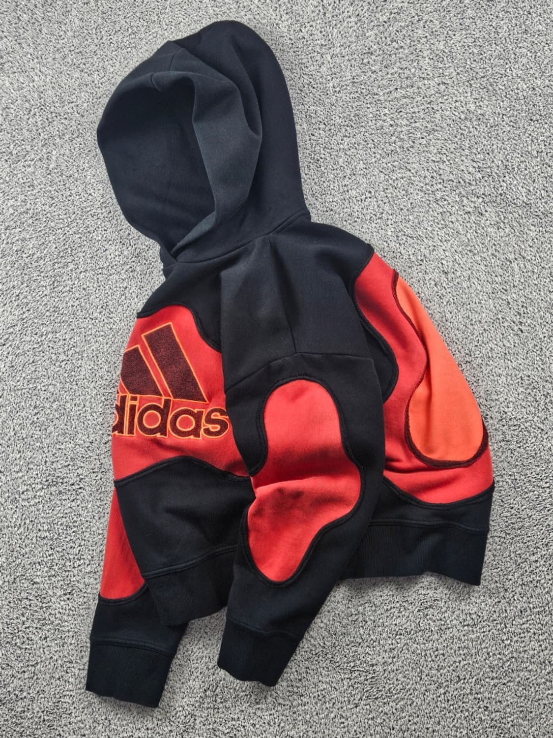 아디다스 아플리케 커스텀 스웻 후드 티셔츠 ( M 추정 ) / 9351 상품이미지3