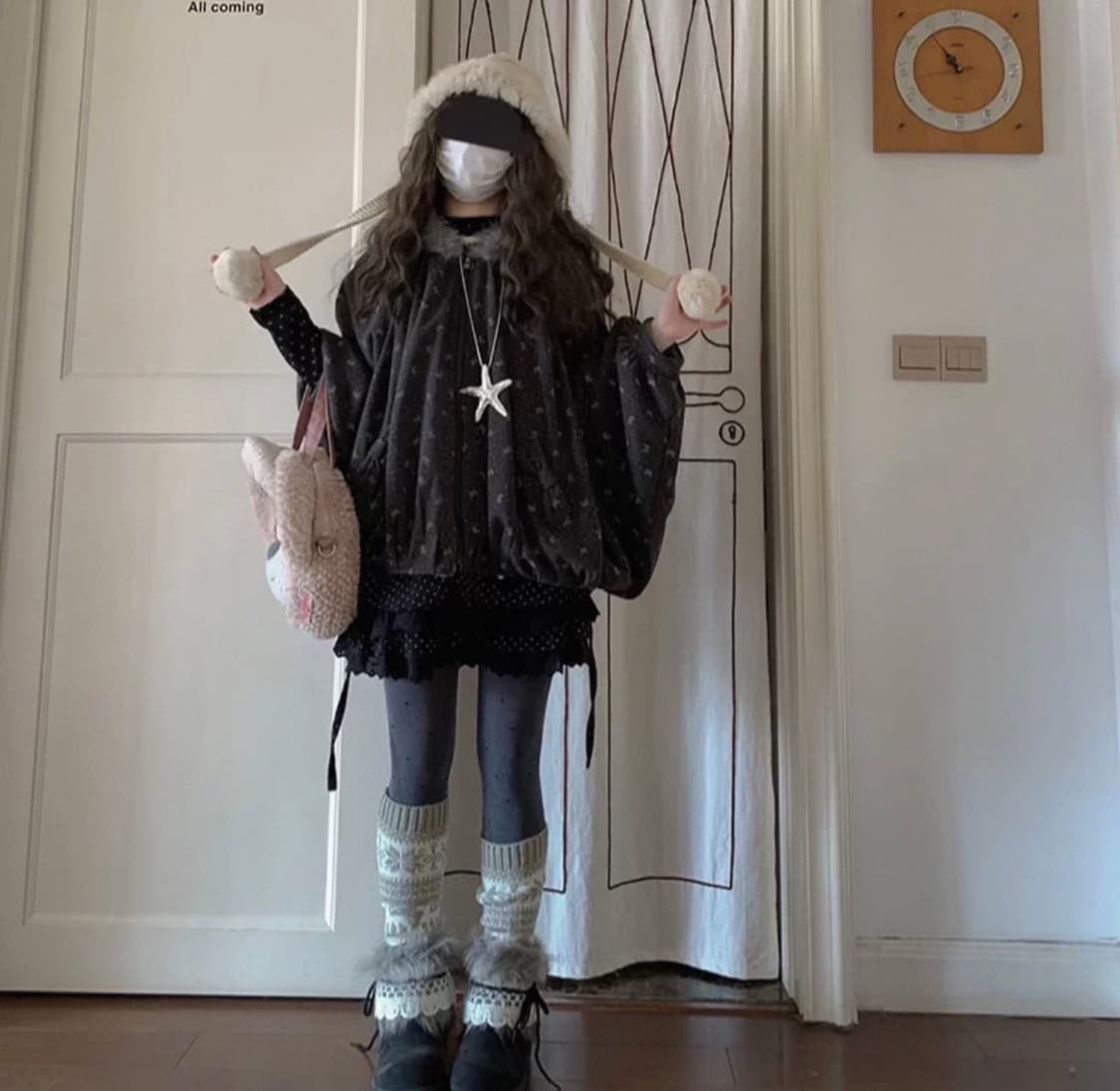 모리걸 케이프 아우터  상품이미지2