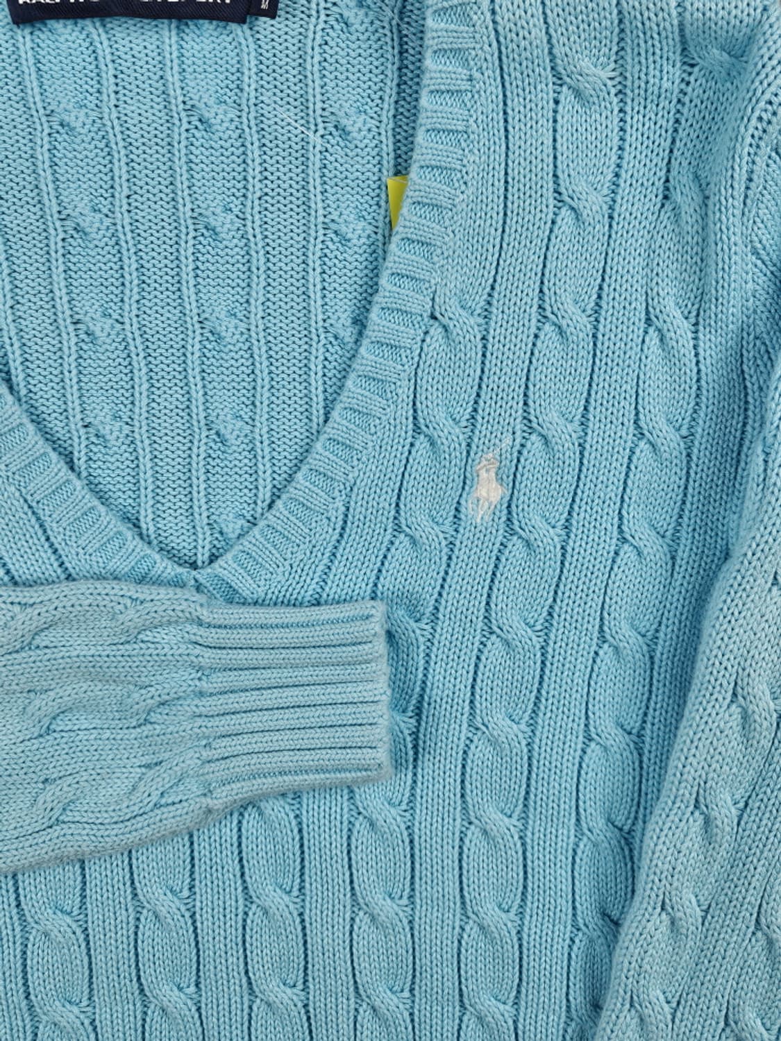 폴로랄프로렌스포츠 브이넥 트위드티드 케이블 니트 ( M ) / 10505 상품이미지6