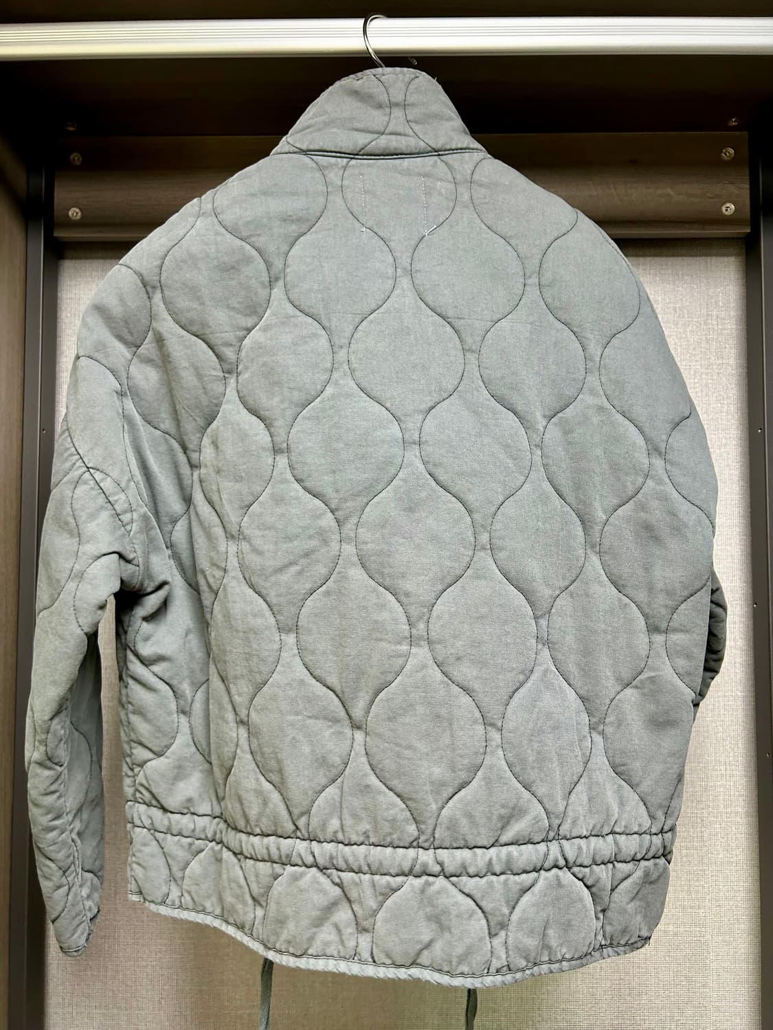 여성 자라 퀼팅 하이넥 오버핏 재킷 M 상품이미지2