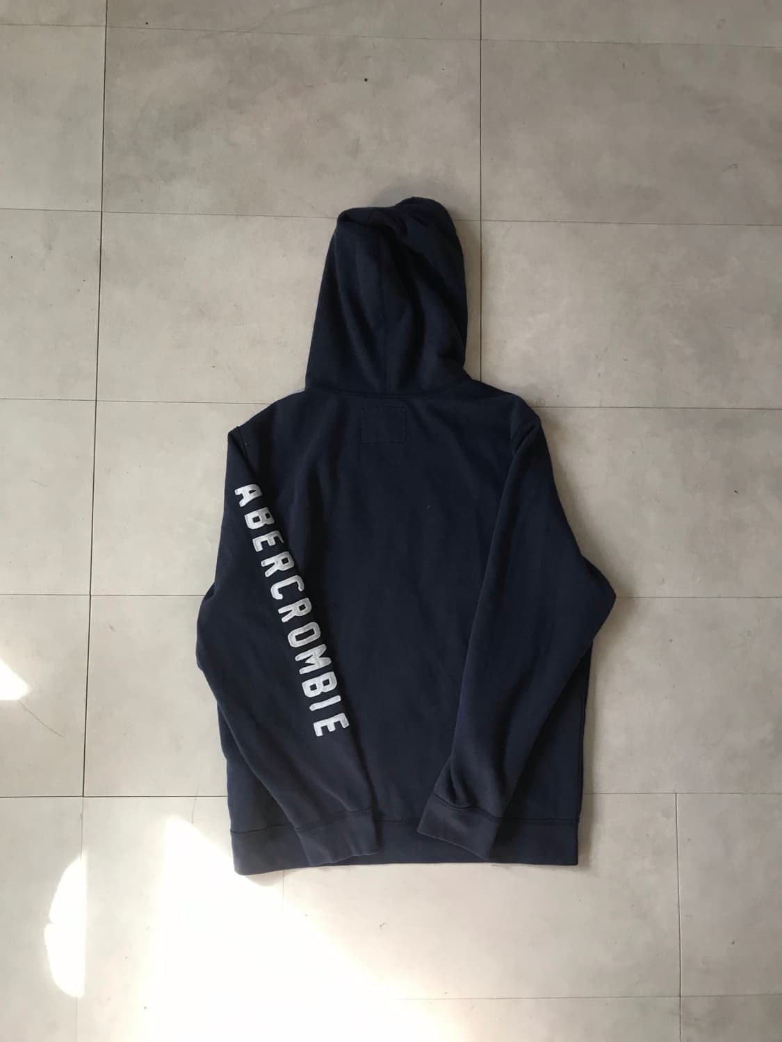 아베크롬비 네이비 사이드 로고 후드집업 상품이미지7