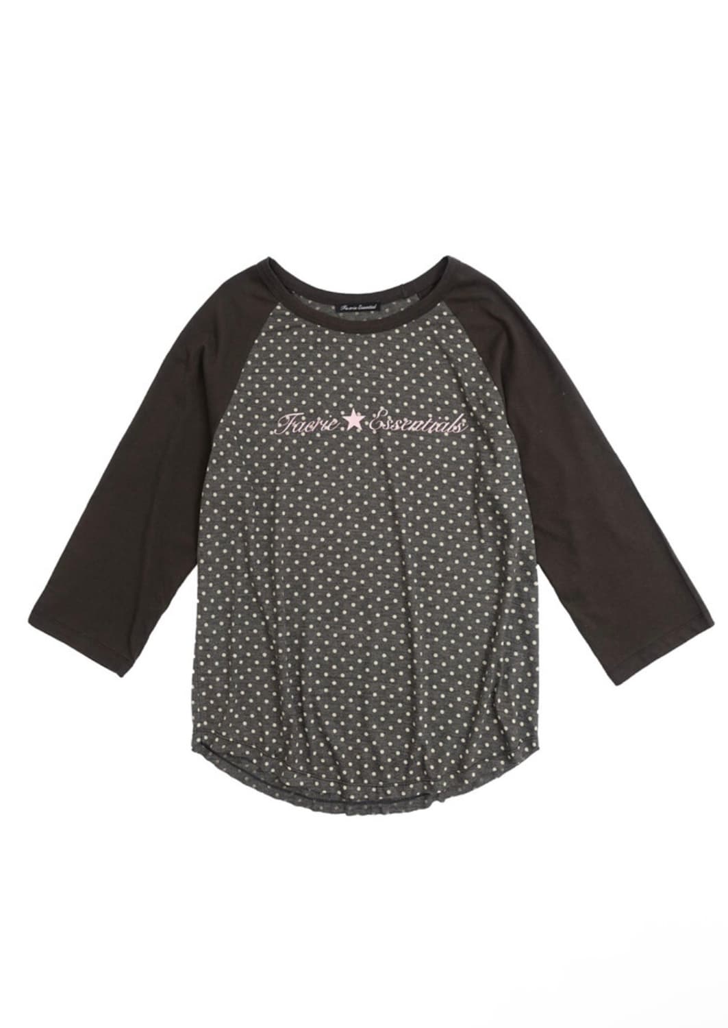 샵페어리 도트 레글런 슬리브 탑 티셔츠 dot raglan 상품이미지3