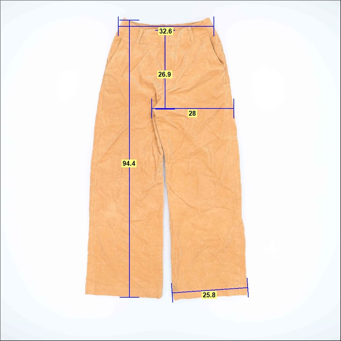 [S] 유니클로 여성 코듀로이 와이드팬츠 1219H1 상품이미지6
