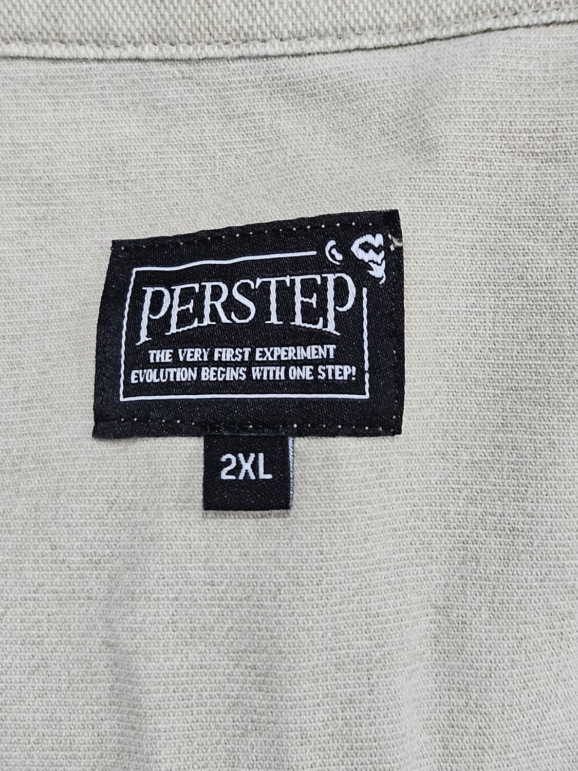 PERSTEP 베이지 색상 긴팔 셔츠 XXL 상품이미지3