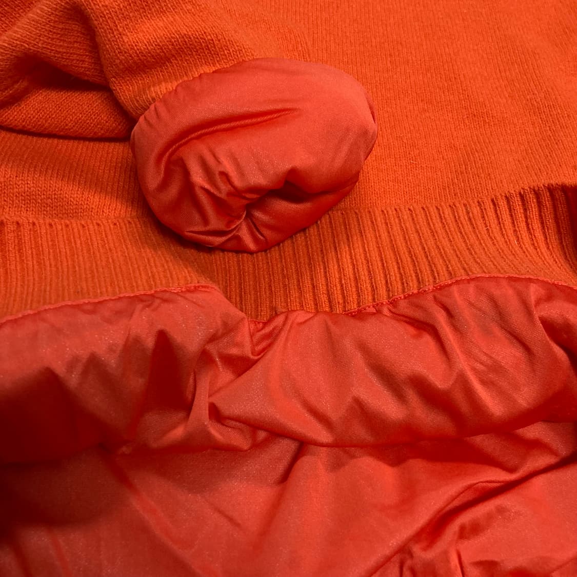 (105)파사디 오렌지 골프 방풍니트티 상품이미지4