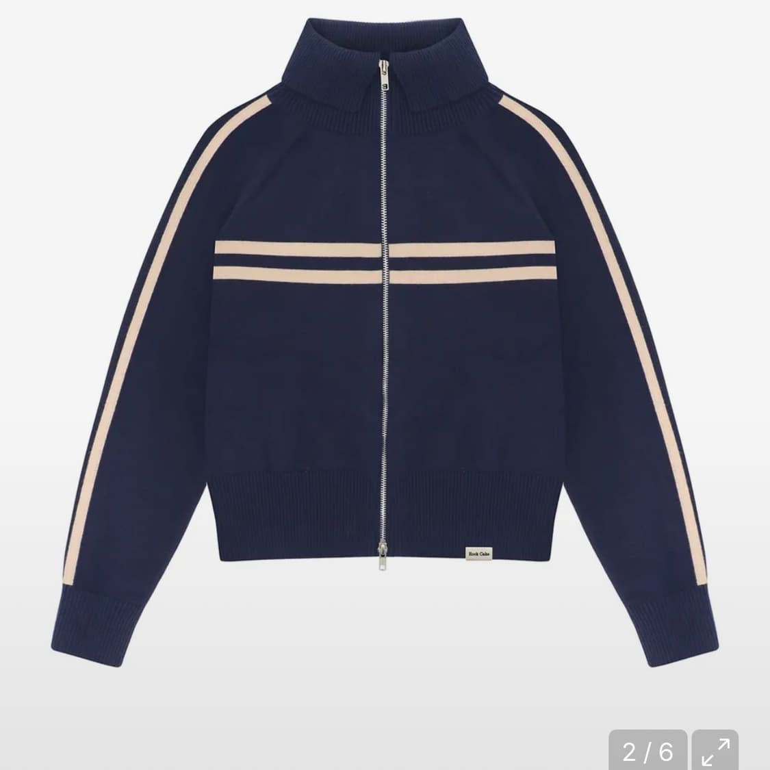 락케이크 스포츠 96 풀집가디건 네이비 상품이미지3
