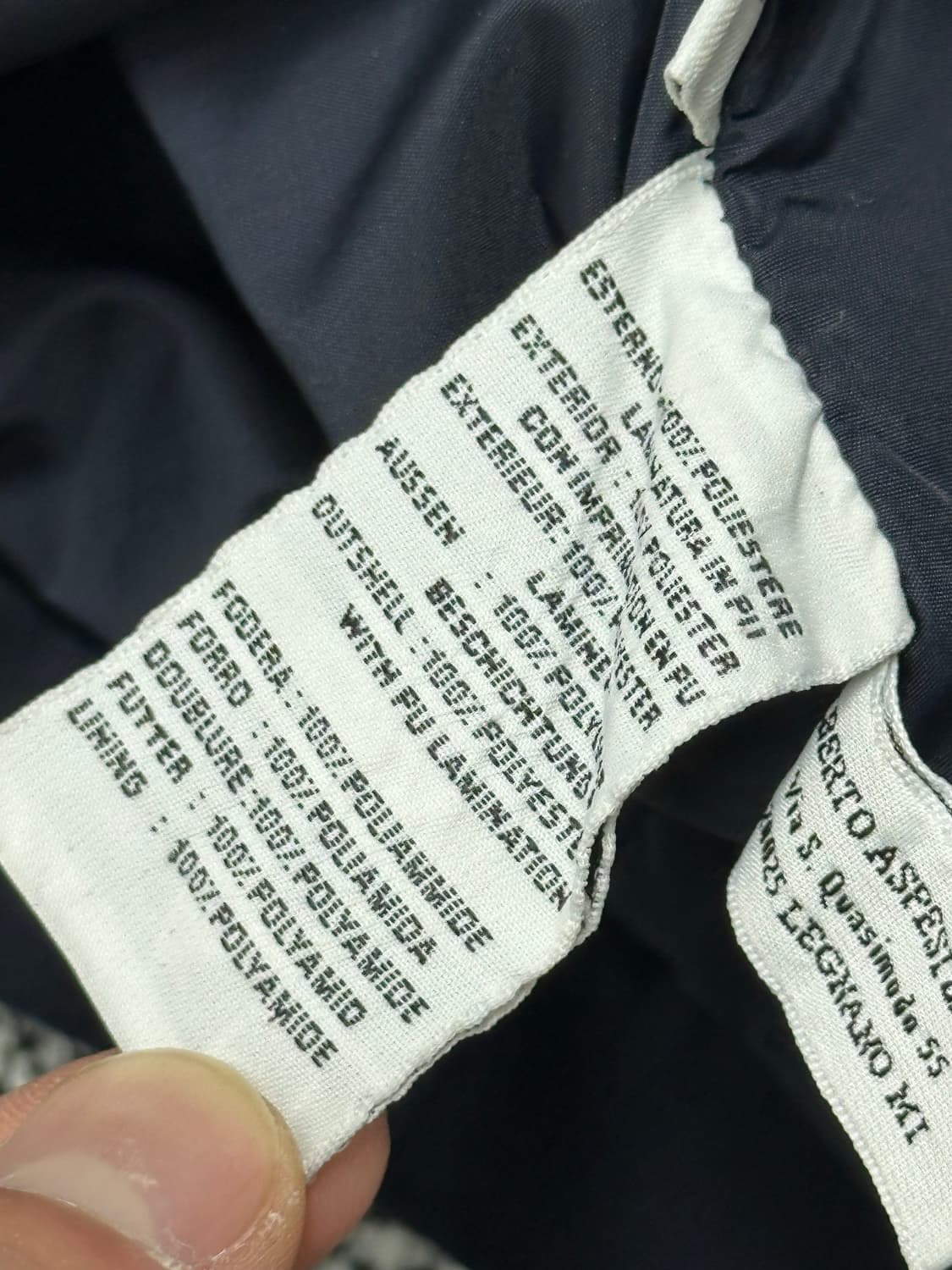 아스페시 네이비 맥코트 패딩 상품이미지7