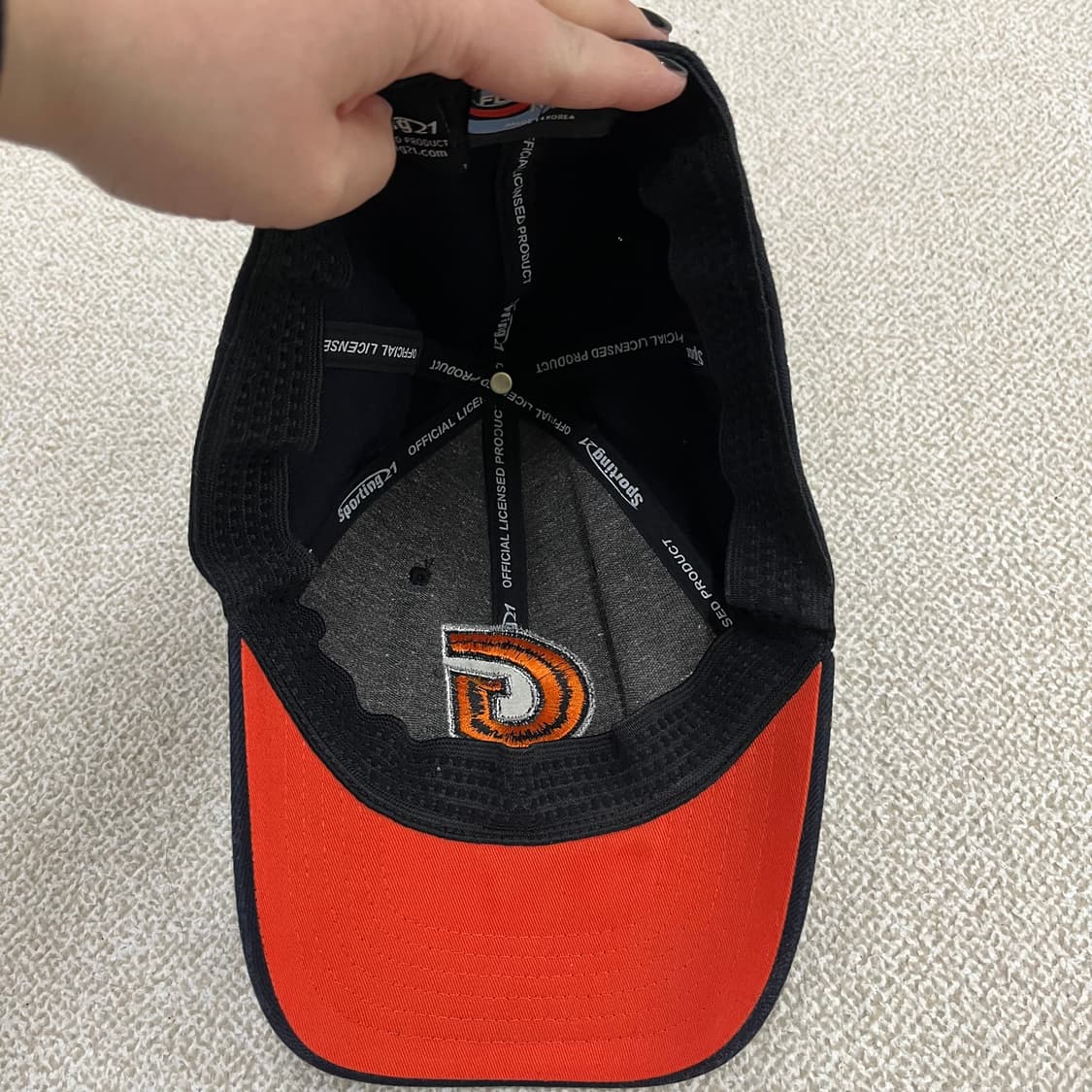 M 롯데 자이언츠 볼캡 모자 0126M 상품이미지5