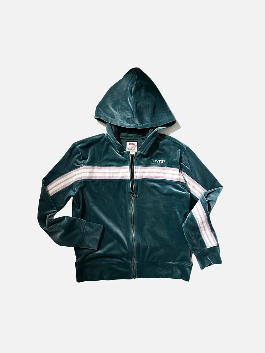 리바이스 벨벳 져지 후드집업 상품이미지1