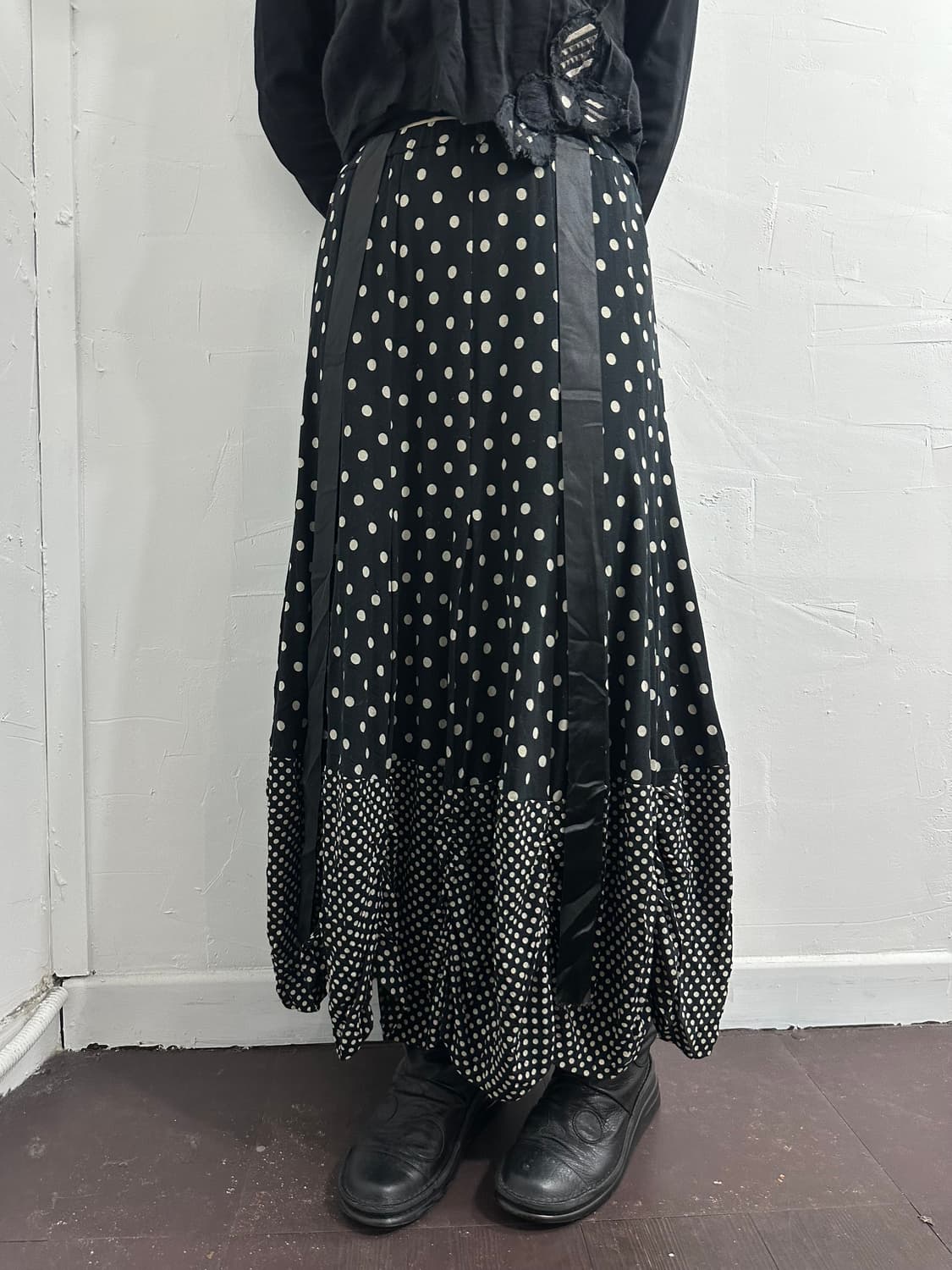 dot design skirt 상품이미지2