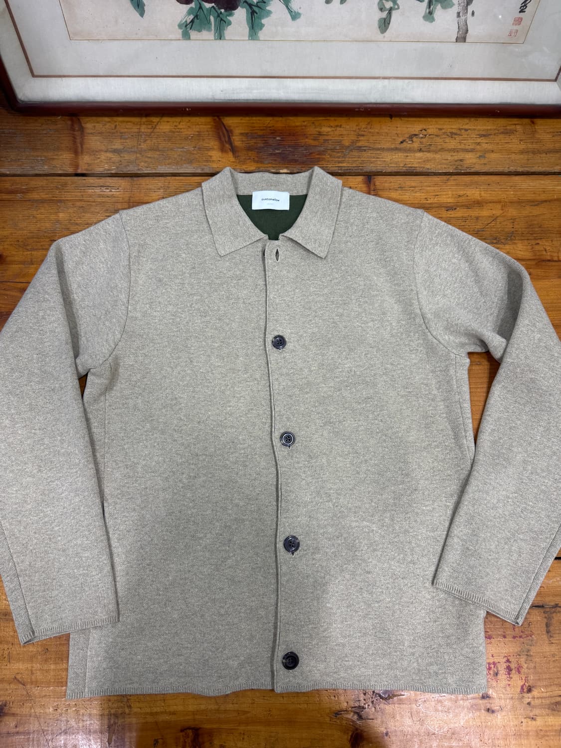 커스텀멜로우 스웨터 가디건 사이즈105 새것수준 상품이미지1