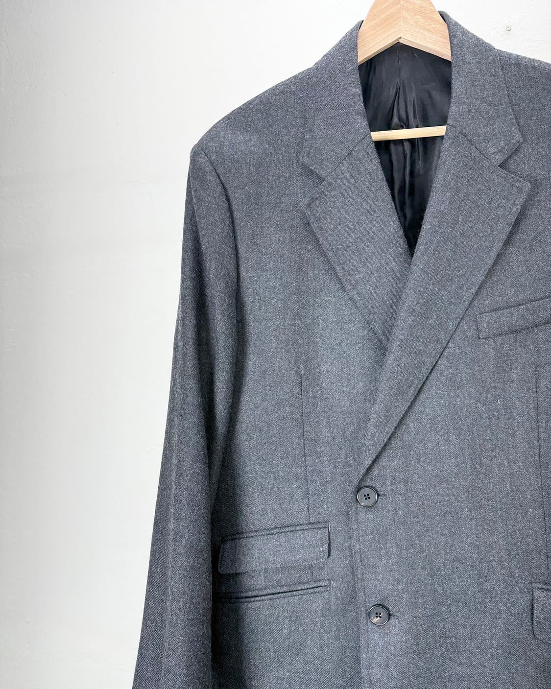 이얼즈 어고 플레어 그레이 더블 브레스티드 울 셋업 상품이미지4