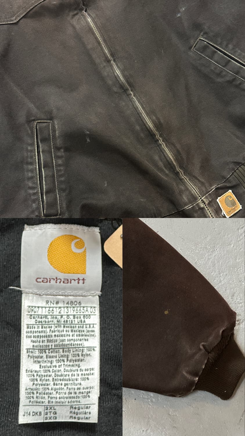 00's OG 칼하트 J14 산타페 칼하트 DKB 디트로이트 상품이미지9