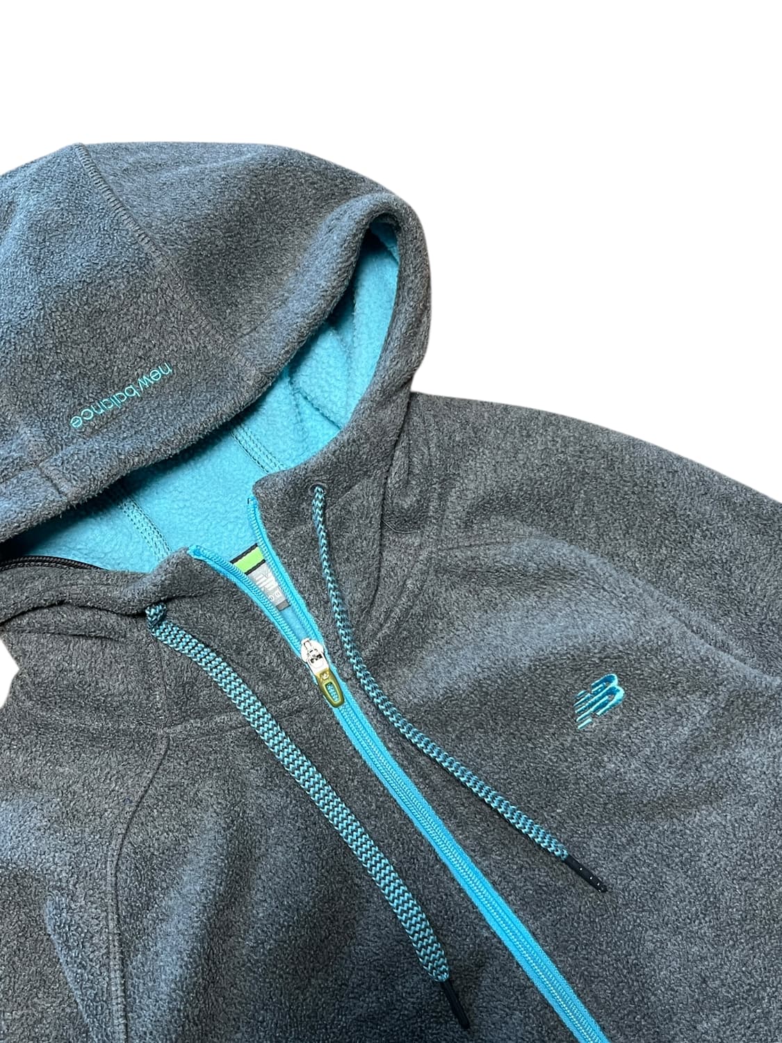 뉴발란스 풀오버 플리스 후드집업 85 S 그레이 상품이미지2