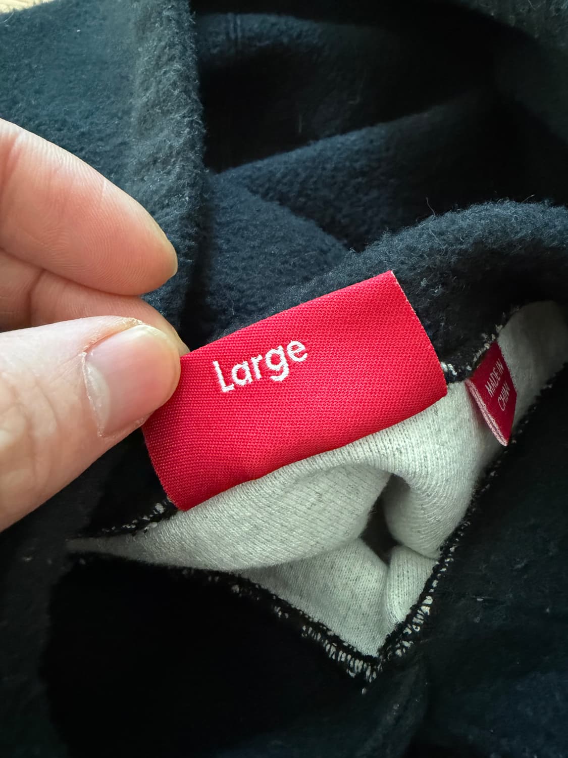 슈프림 인사이드아웃 후드  상품이미지4