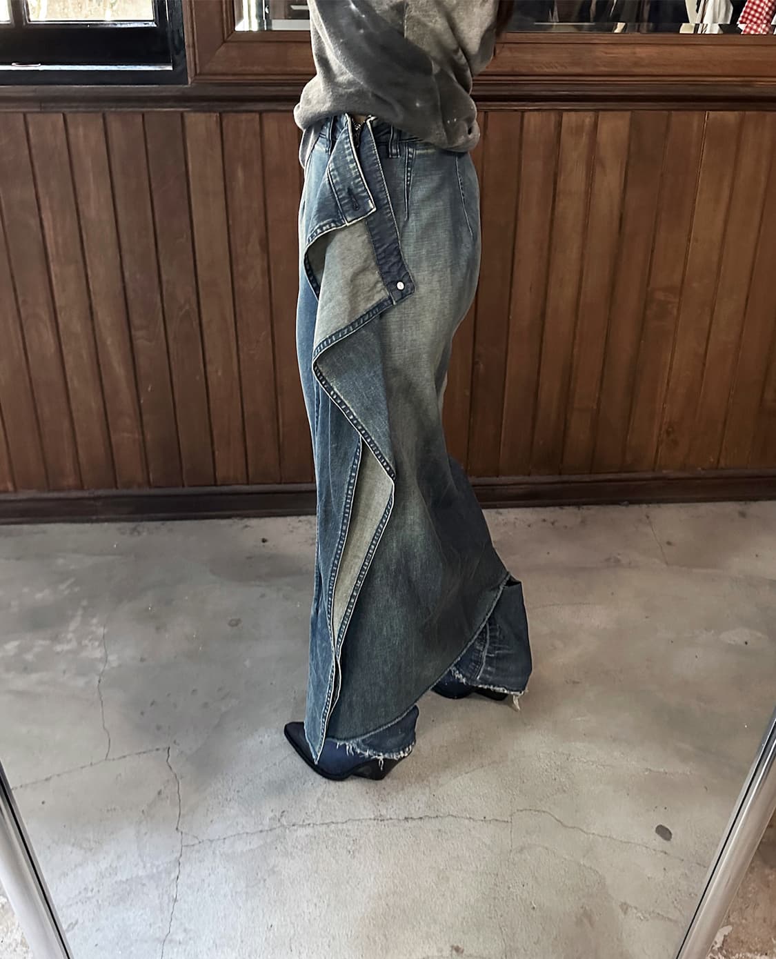 MM6 MAISON MARGIELA denim skirt 상품이미지4