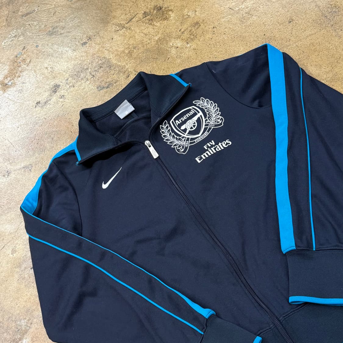 나이키 네이비 블루 아스날 트랙탑 져지 상품이미지1