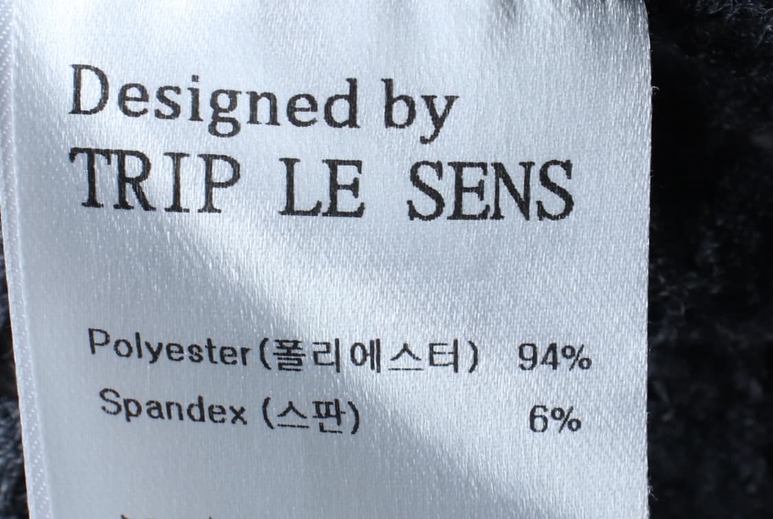 (XL-2XL) 트립르센스 반팔 카라 티셔츠 니트 차콜-H31779 상품이미지6
