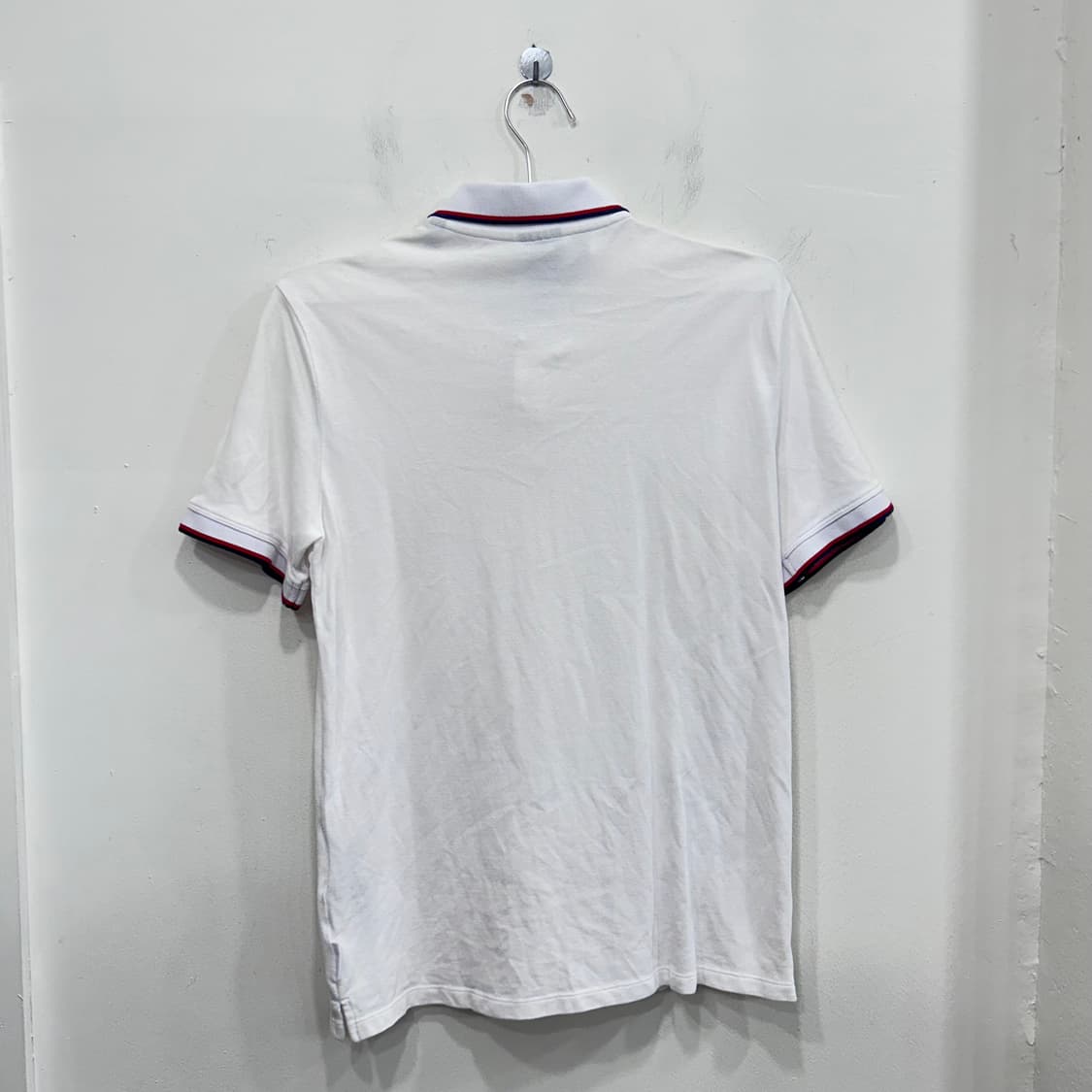 아르마니 익스체인지 배색 PK 코튼 반팔 카라티 상품이미지5