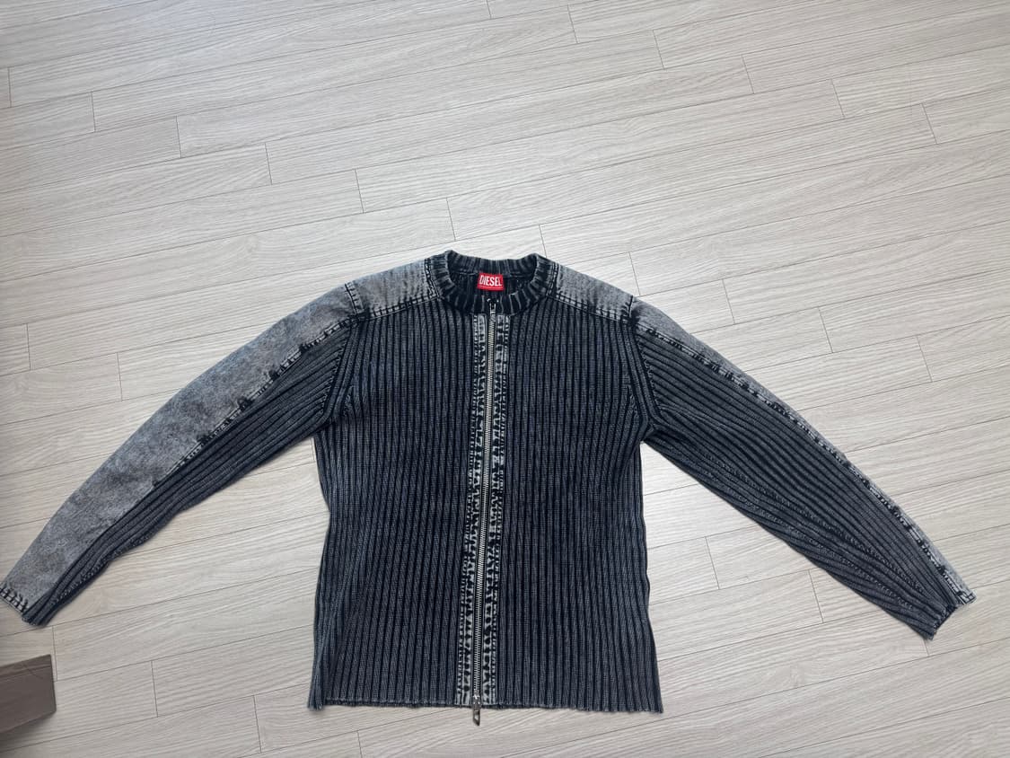 일본 라인 디젤 니트 집업 상품이미지2