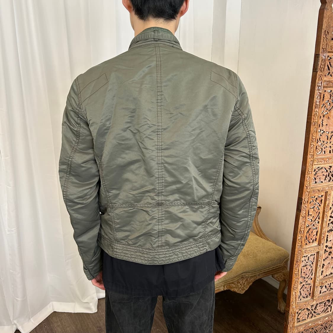 Boss 나일론 바이커 자켓 상품이미지2