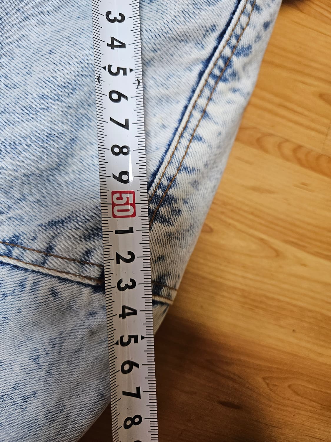 뽀글이 데님 청자켓 상품이미지5