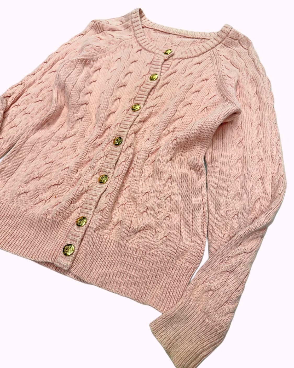 preppy cable knit cardigan 상품이미지2
