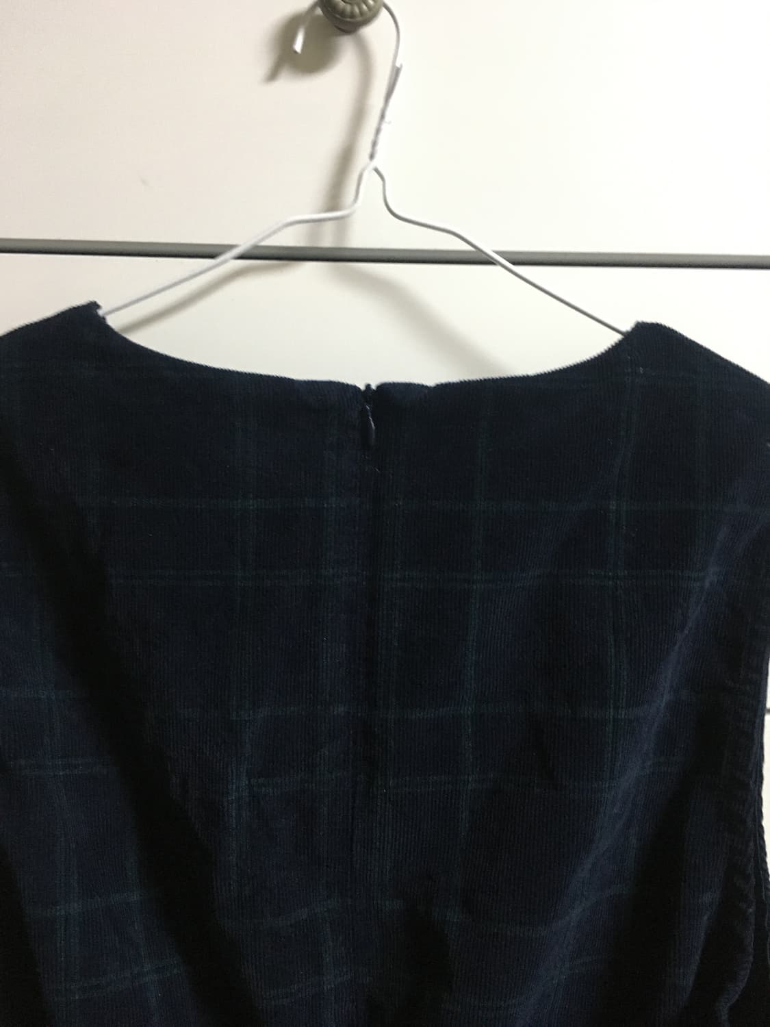 빈티지 체크패턴 모리걸 코듀로이 원피스 상품이미지4