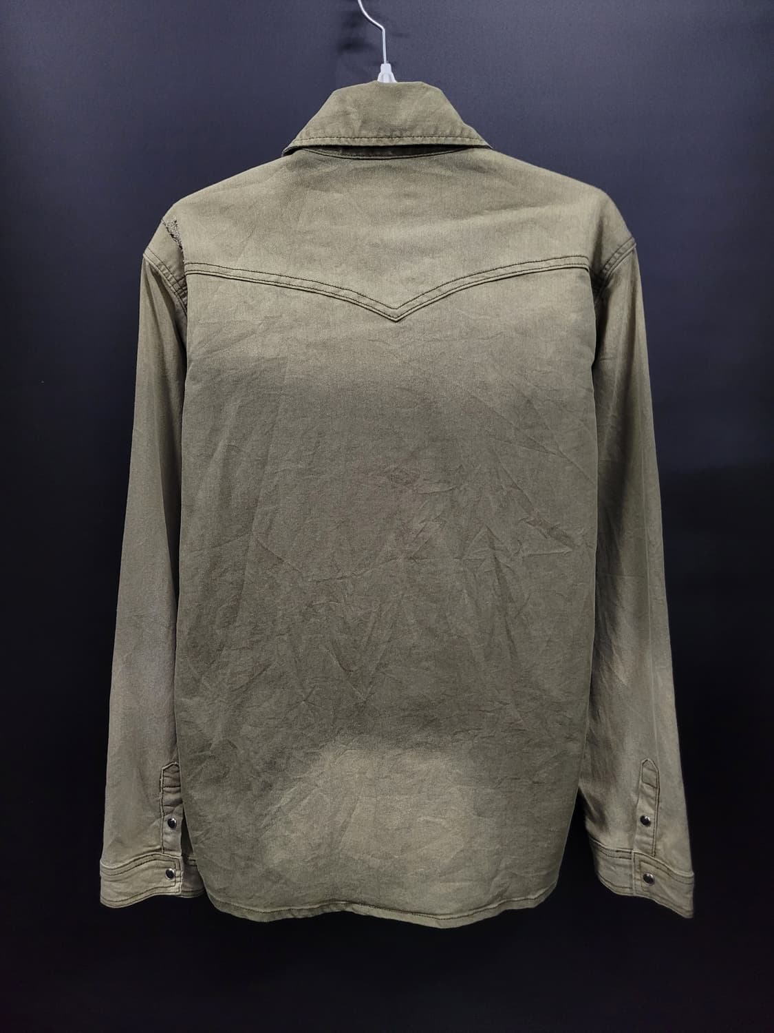 in the attic 빈티지 블리치드 웨스턴 셔츠 상품이미지3