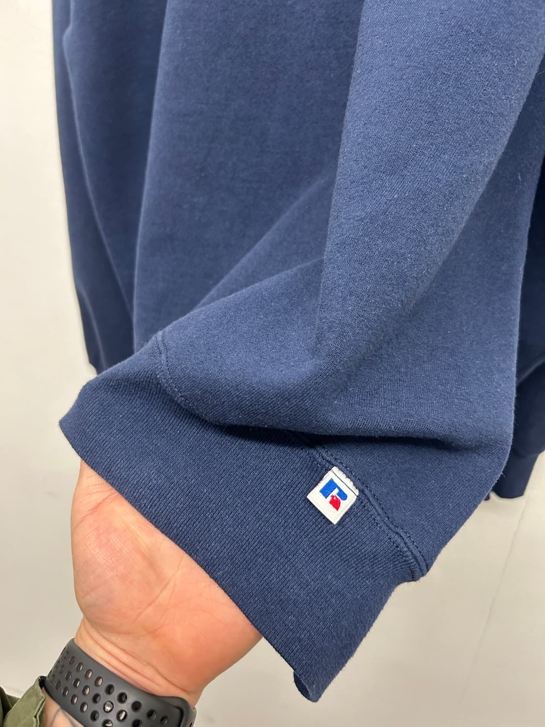 90s USA 러셀 Navy 네이비 맨투맨 티셔츠 상품이미지3