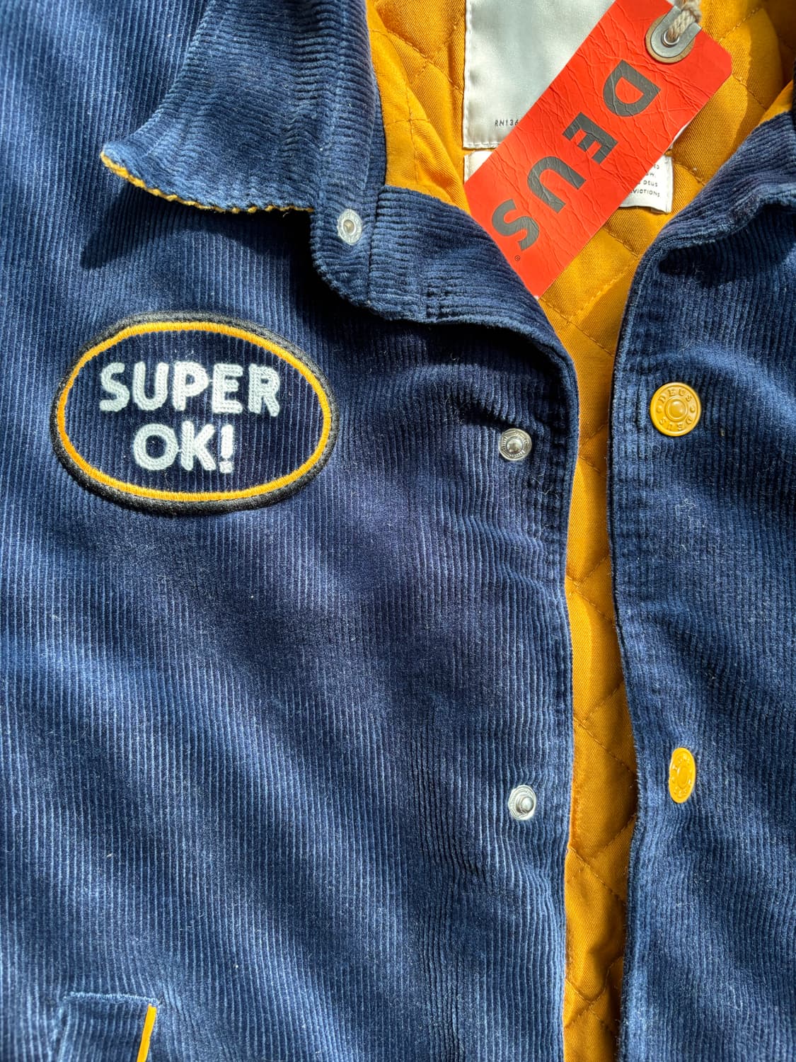 데우스 코듀로이 super OK! 바시티 자켓 상품이미지3