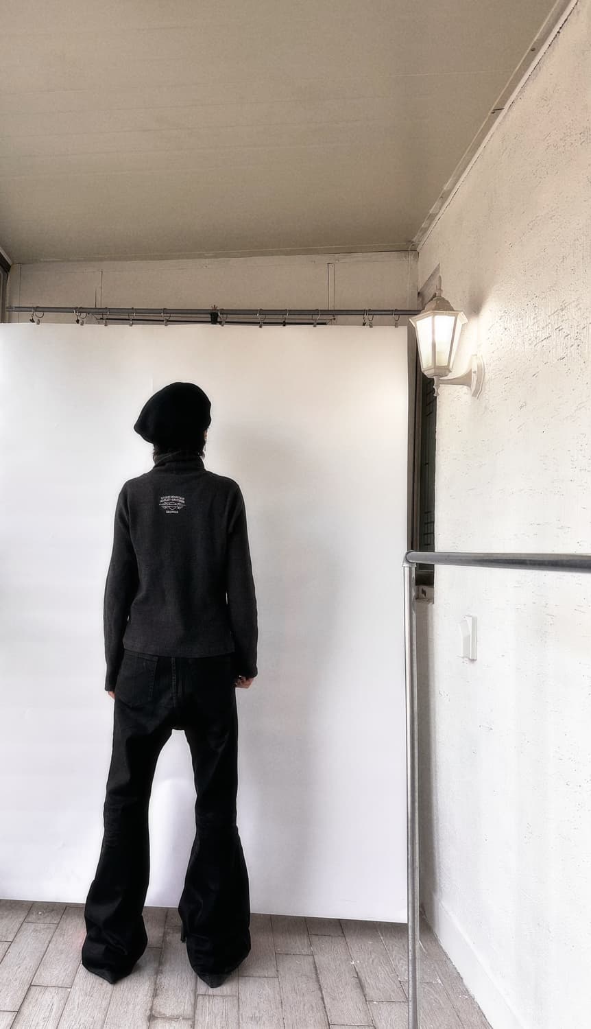 harley davidson grey turtleneck knit 상품이미지4