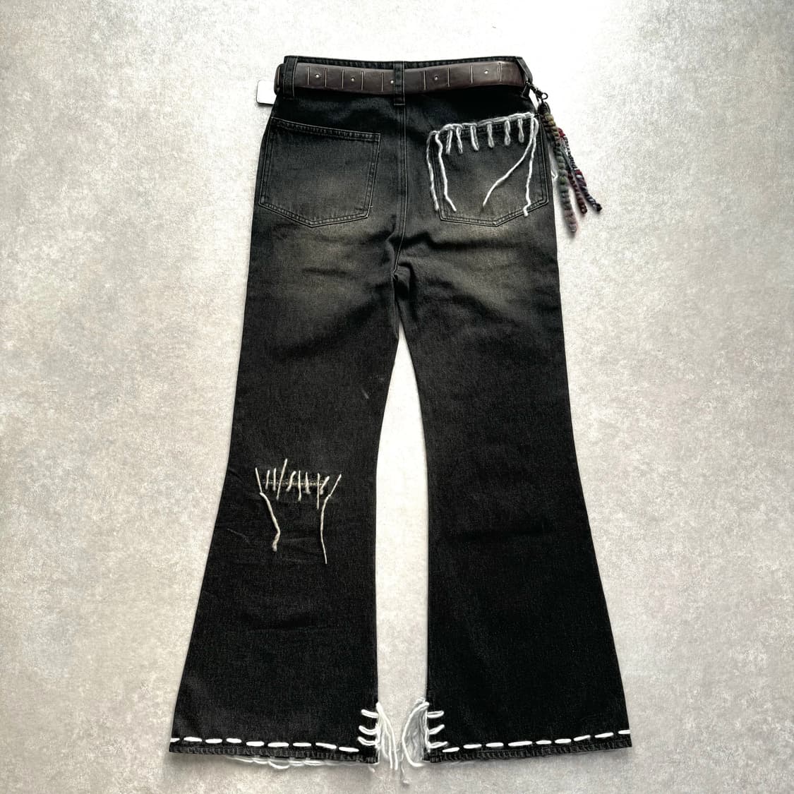 TΣist Hand Stitch Denim Flare Pants 상품이미지2