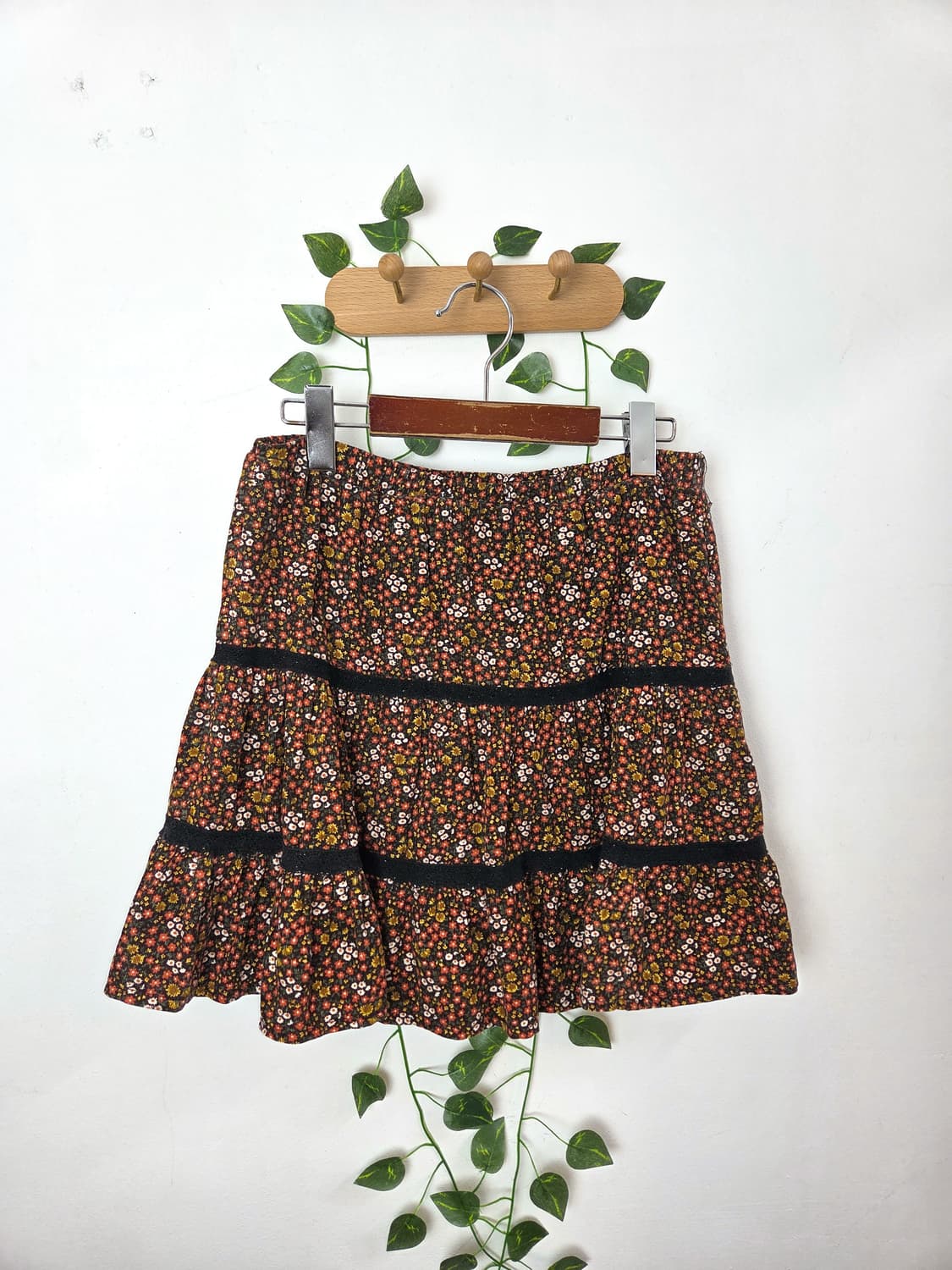 잔꽃 캉캉 미니 스커트 상품이미지1