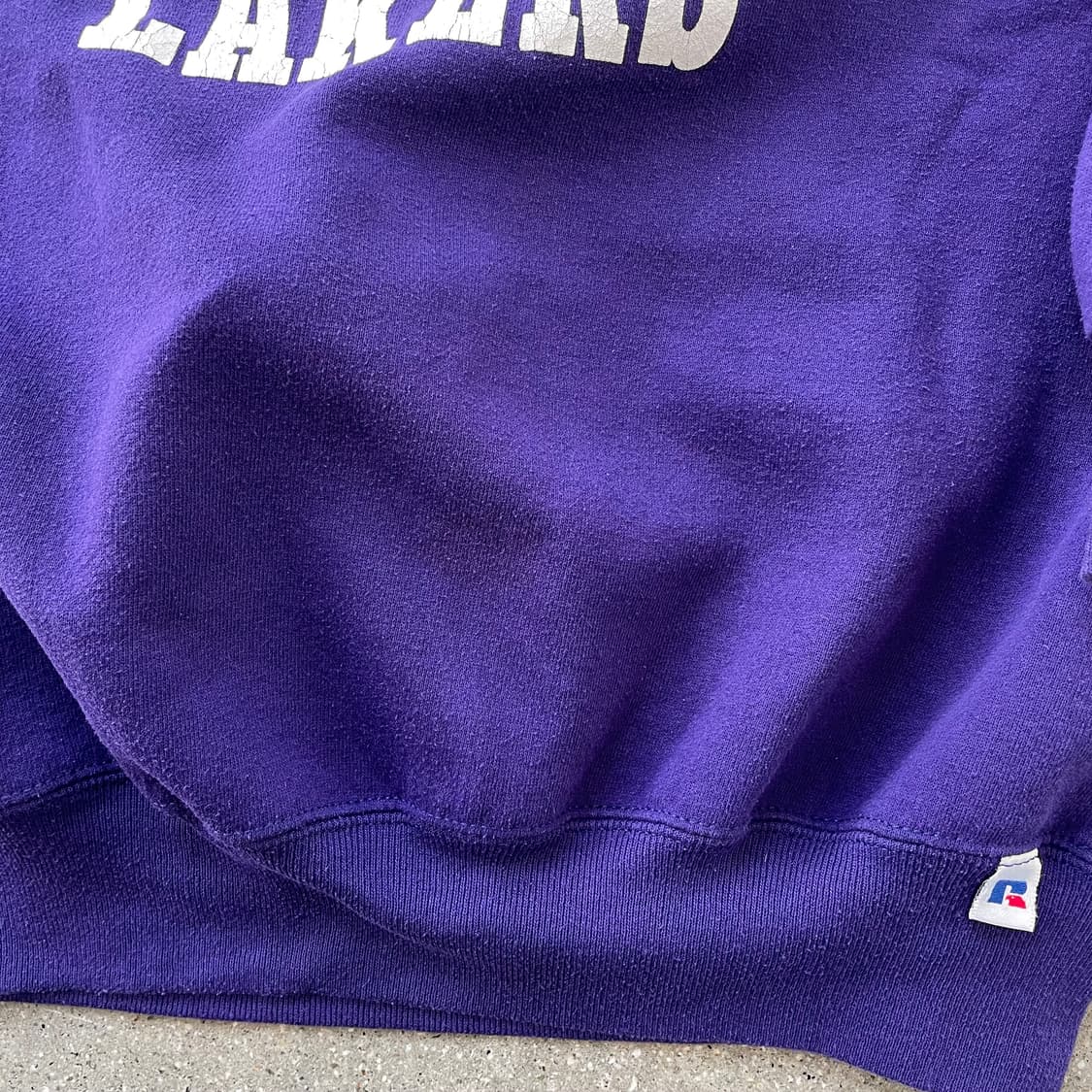 빈티지  러셀 애슬레틱 스웻셔츠 퍼플(화이트) made in usa  상품이미지6