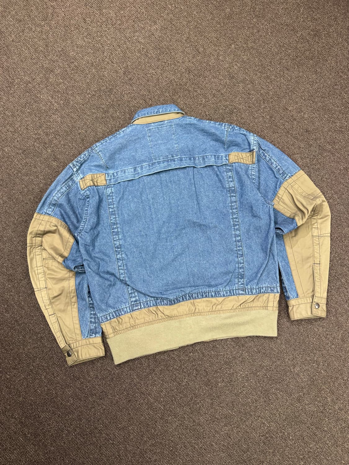 M)AVIREX USA 빈티지 TYPE BLUE 데님 집업 자켓 상품이미지6