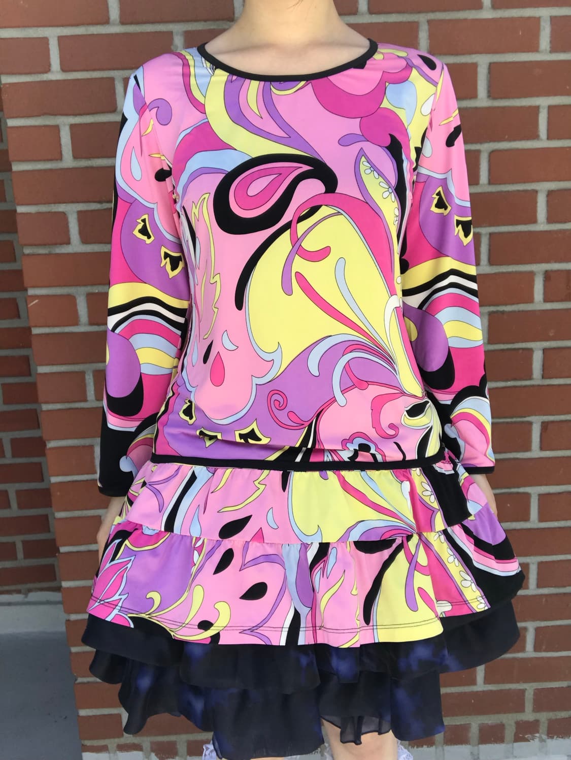 vintage paisley pattern frill top 상품이미지5