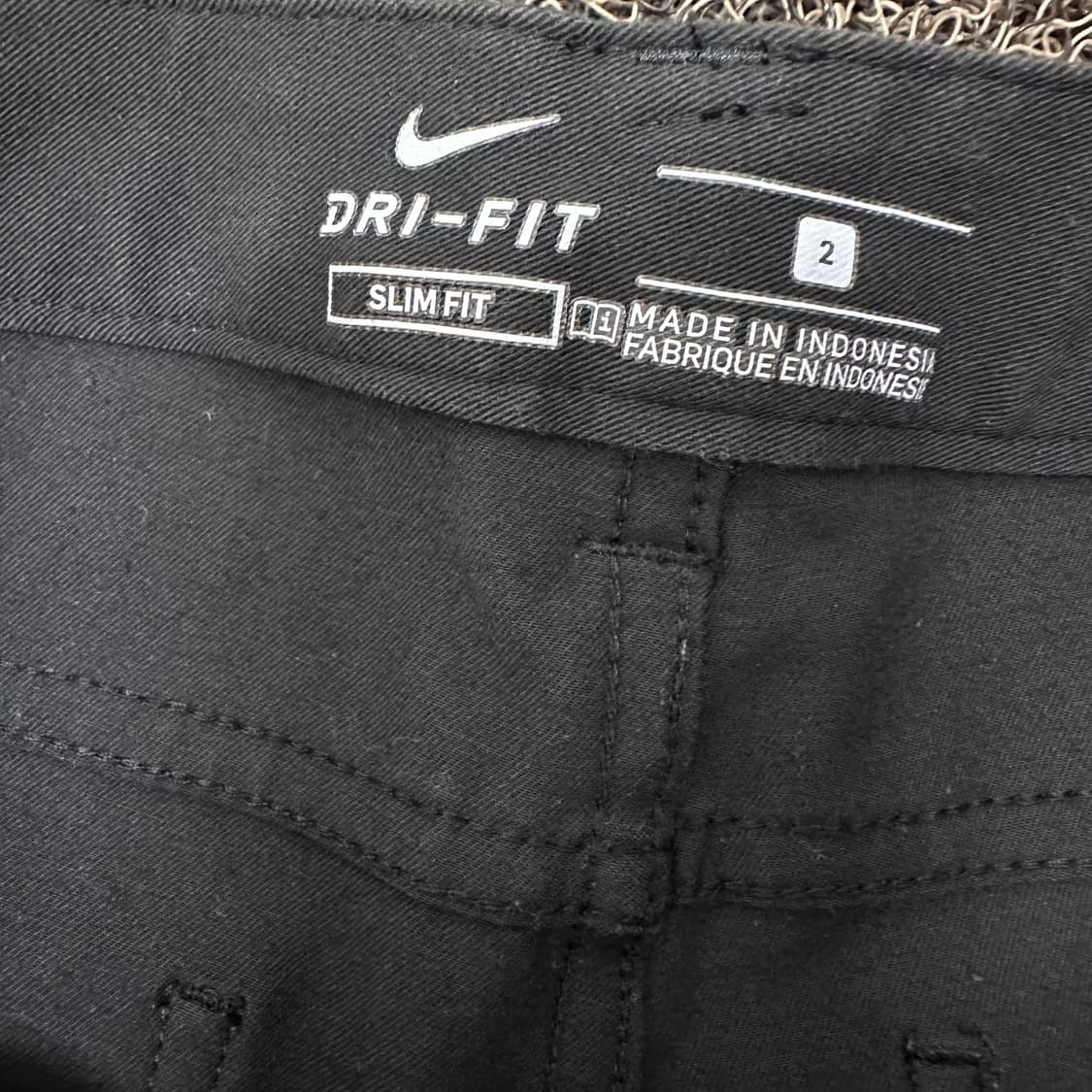 NIKE 나이키 여성 코튼 면바지 블랙 27인치 상품이미지4