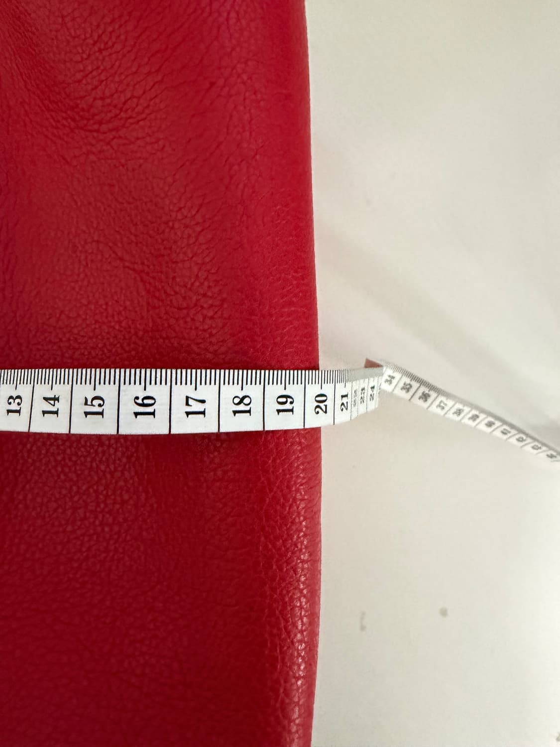 정품) VUNQUE 분크 레드 숄더 토트백 상품이미지10