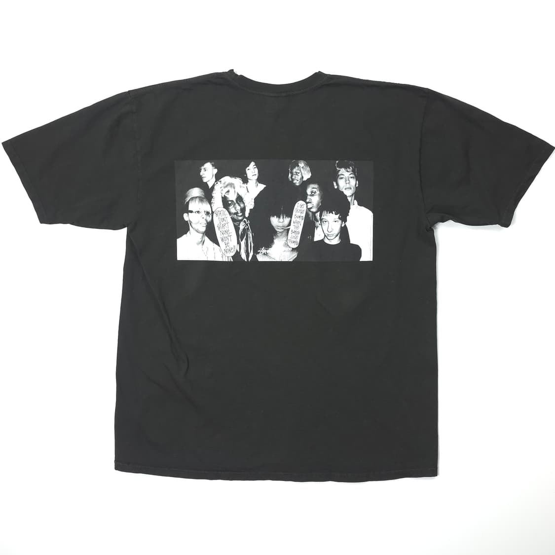 스투시 마틴로즈 프린팅 피그먼트 코튼 티셔츠 블랙 (XL) 상품이미지2