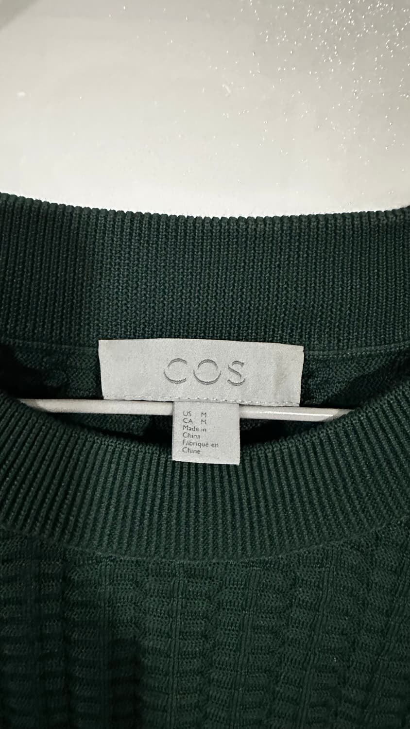 COS 코스 그린 골지 니트 M 상품이미지3