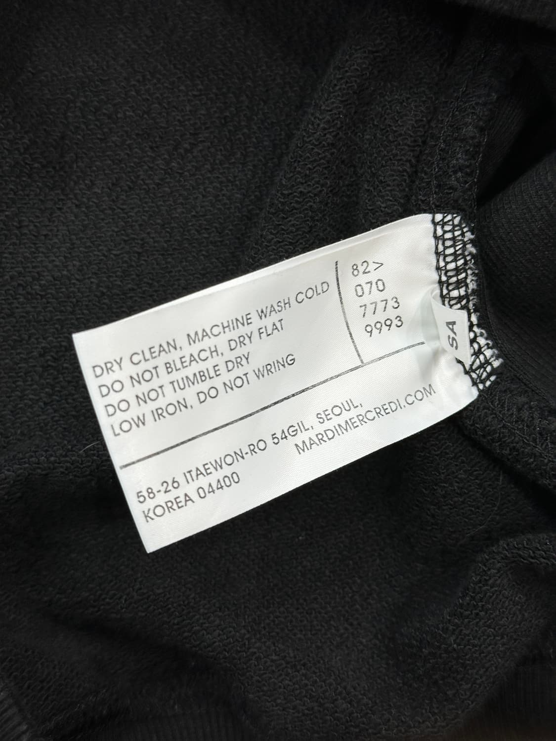 마르디메크르디 플라워 맨투맨 상품이미지4