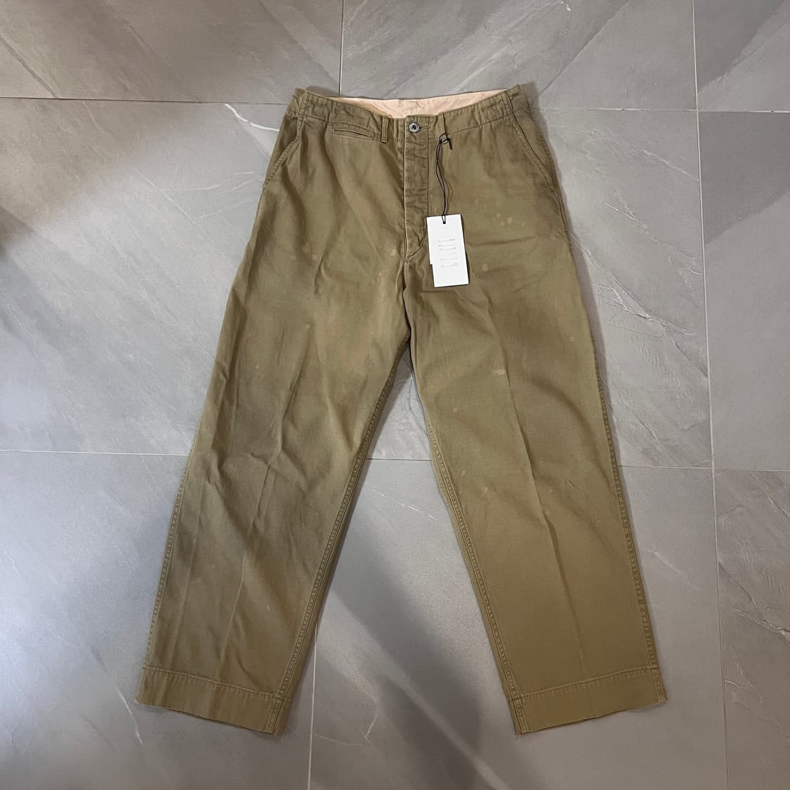 아프레쎄 / 빈티지 치노 트라우저 베이지 / 1 상품이미지3