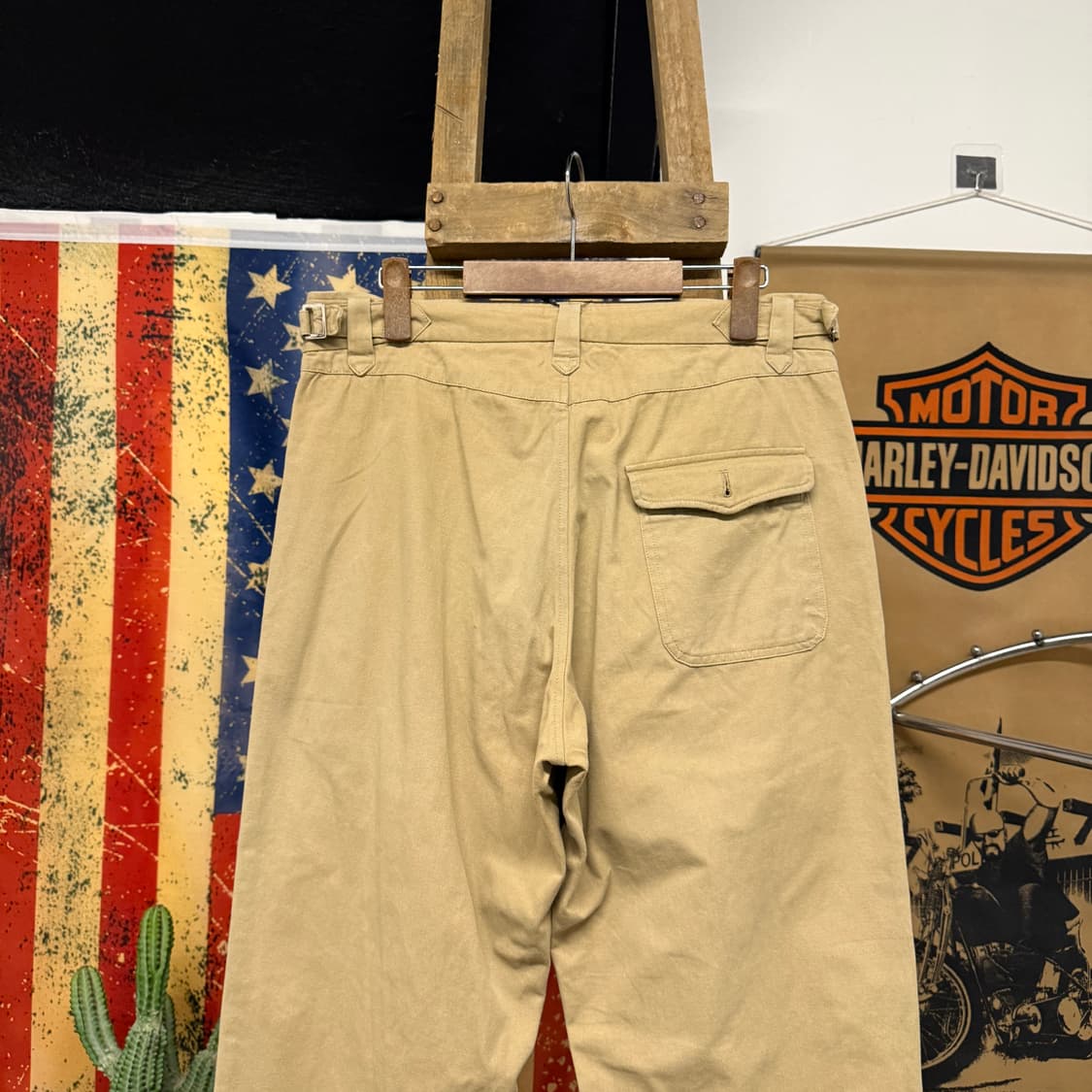 90s 요지야마모토 코튼트윌 구르카 워크팬츠 베이지 N865 상품이미지6