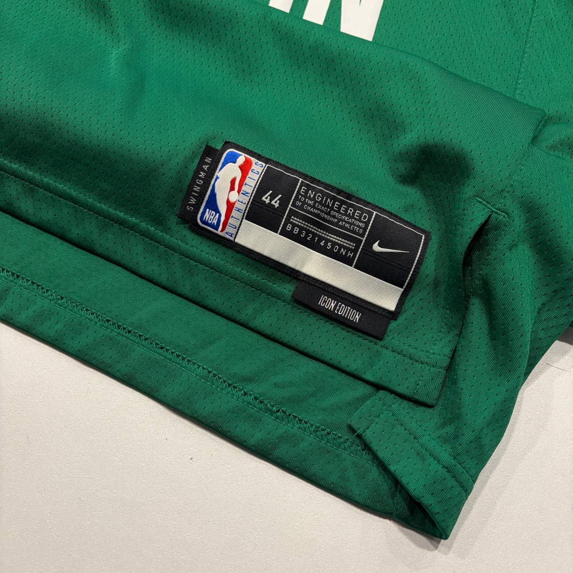 [M] 나이키 보스턴 셀틱스 농구 유니폼 그린 D439 상품이미지5