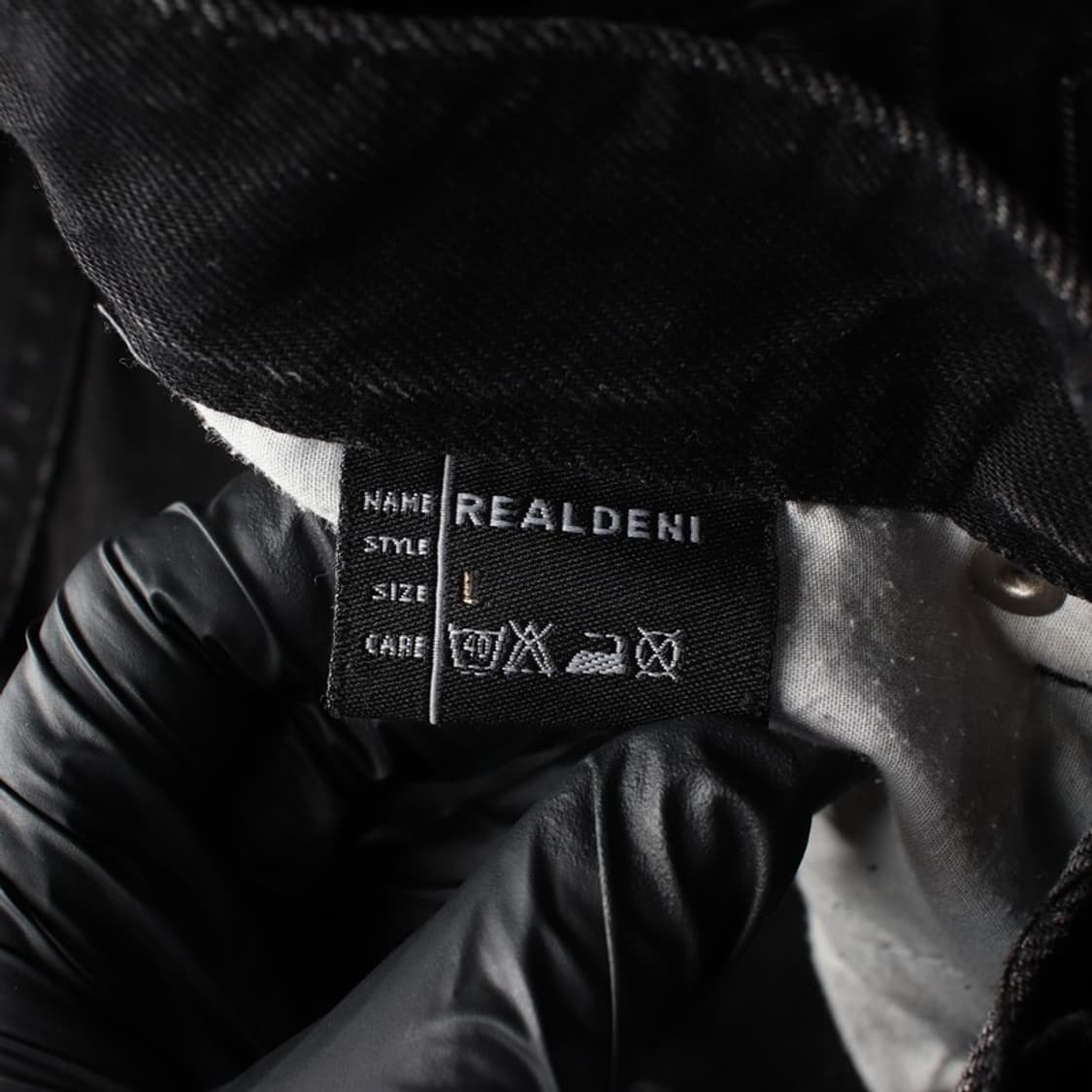 REALDENI 데님 흑청 빈티지 워싱 데님 숏팬츠 상품이미지6