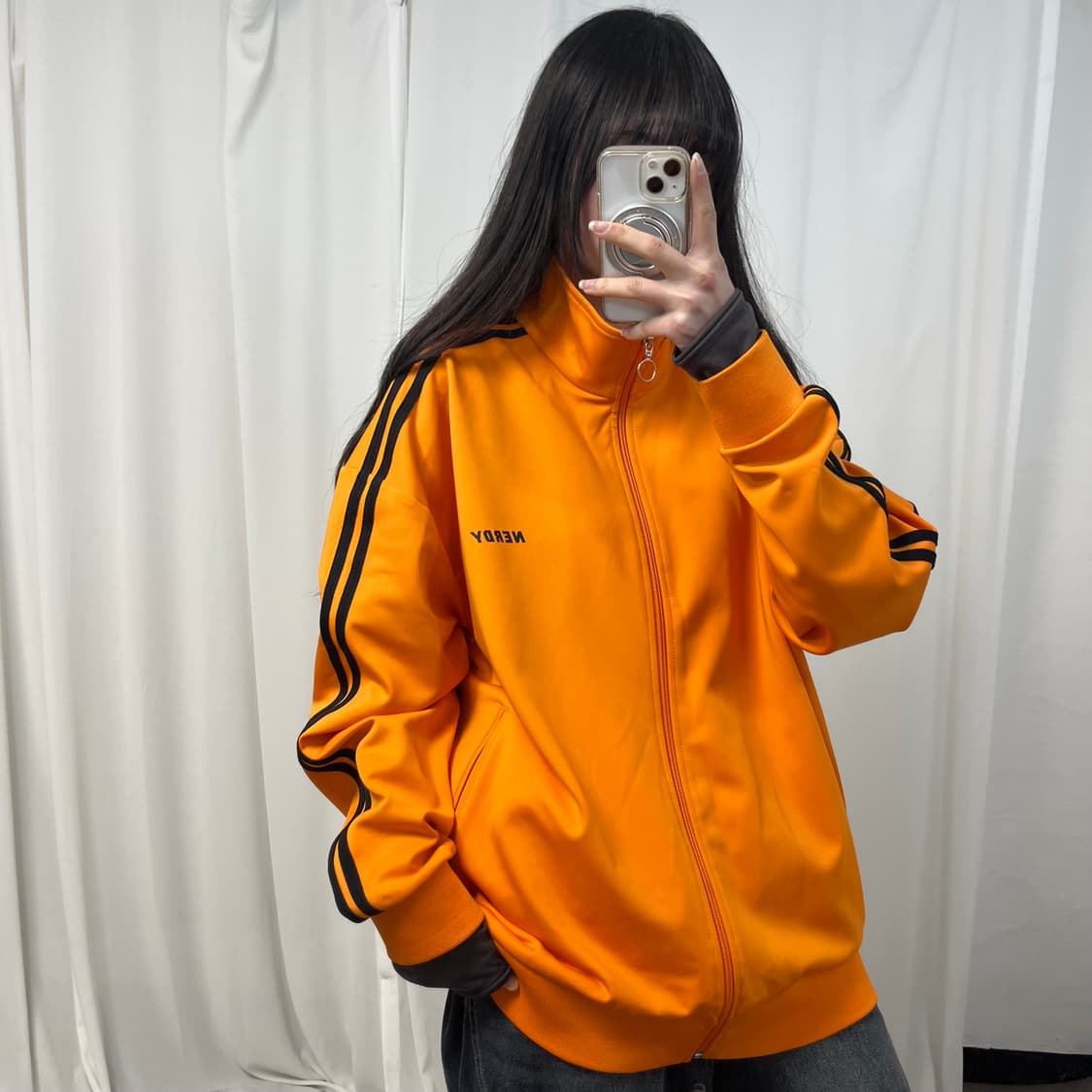 NERDY Orange Track Jacket  상품이미지2