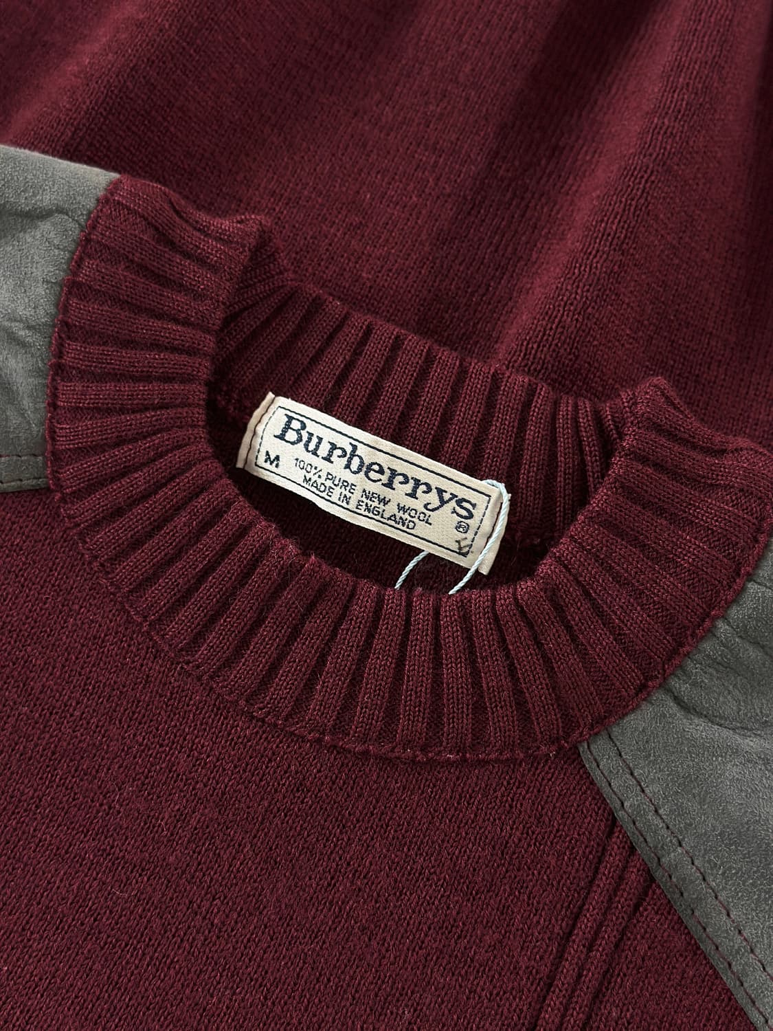 80~90s 빈티지 버버리 울 코만도 스웨터 상품이미지4