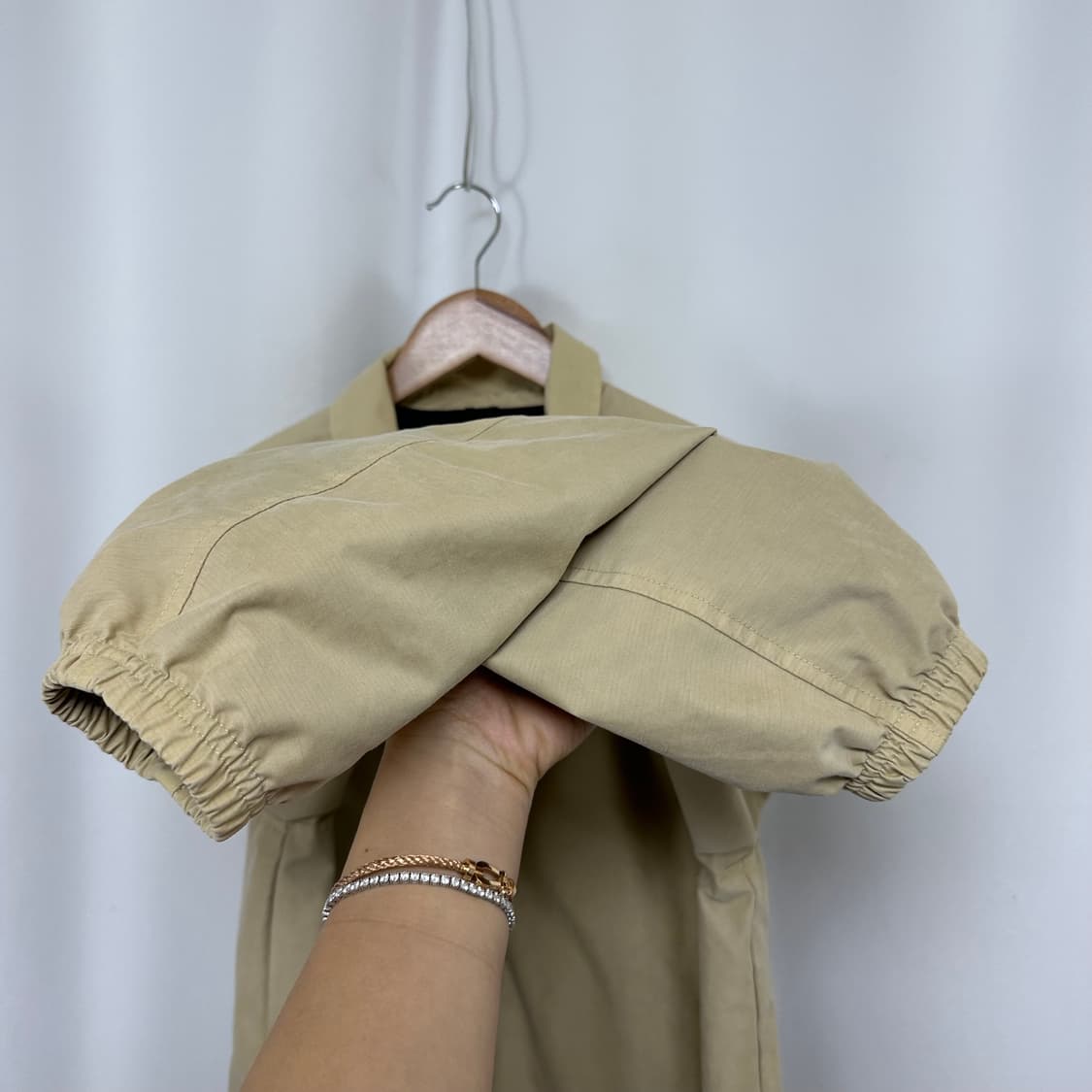 팀버랜드 남자 짧은기모 면자켓 똑딱이 M 상품이미지2