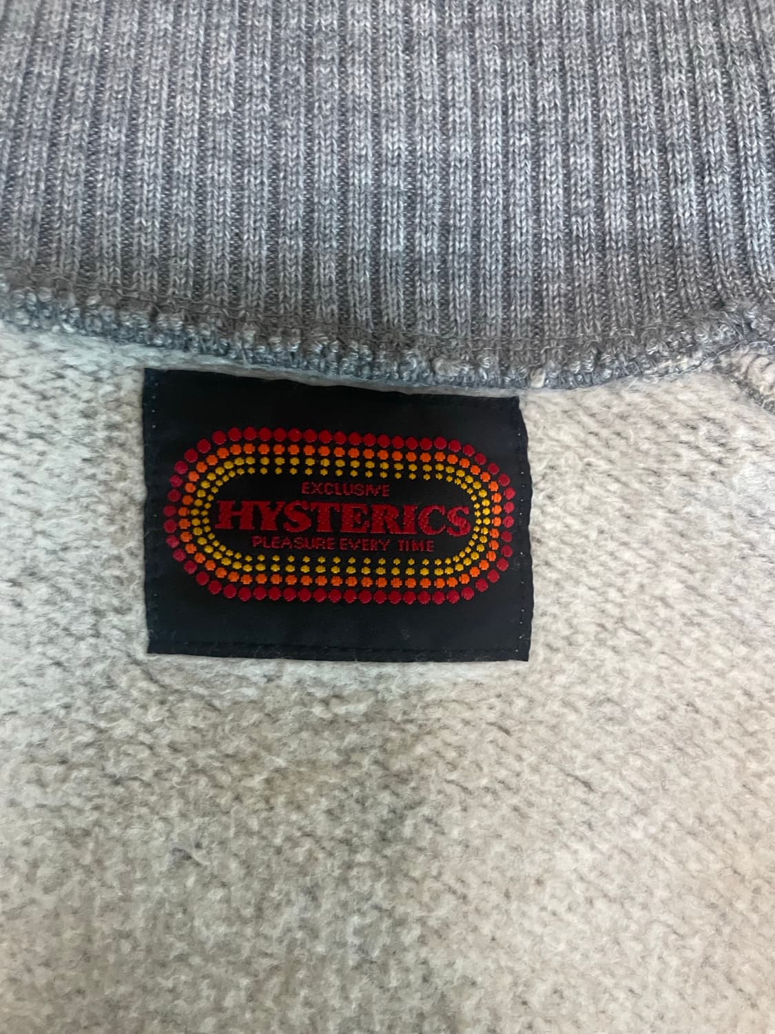 히스테릭 글래머 그레이 스웨터 집업 상품이미지4